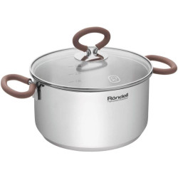 Кастрюля/ Кастрюля Rondell Etery RDS-1600 5.1л. d=24см (с крышкой) стальной
