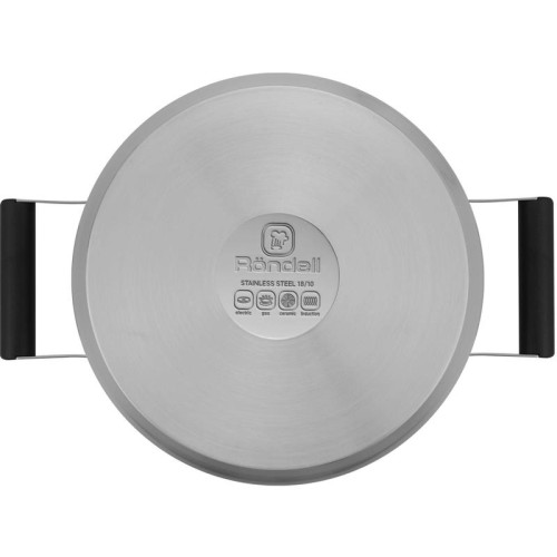 Кастрюля/ Кастрюля Rondell Bayoneta RDS-1808 5.1л. d=24см (с крышкой) стальной
