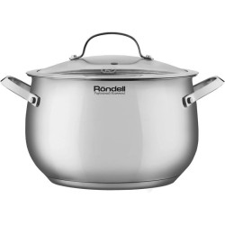 Кастрюля/ Кастрюля Rondell Calypso RDS-1672 5.8л. d=22см (с крышкой) стальной