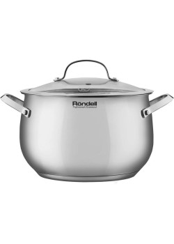 Кастрюля/ Кастрюля Rondell Calypso RDS-1672 5.8л. d=22см (с крышкой) стальной