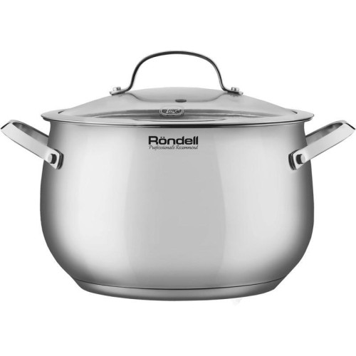 Кастрюля/ Кастрюля Rondell Calypso RDS-1672 5.8л. d=22см (с крышкой) стальной