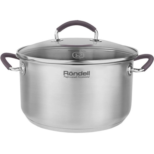 Кастрюля/ Кастрюля Rondell Akzent RDS-1389 5.1л. d=24см (с крышкой) стальной