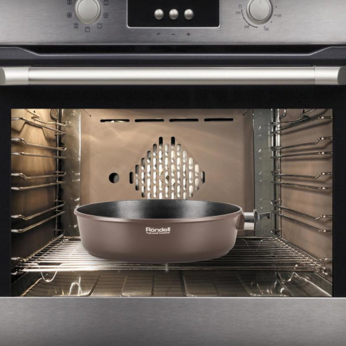 Сотейник/ Сотейник Rondell Praline RDA-1568 d=28см (с крышкой) коричневый