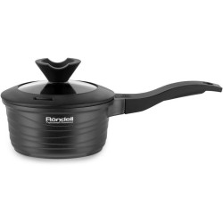 Ковш/ Ковш Rondell Walzer RDA-764 1.3л. d=16см (с крышкой) черный