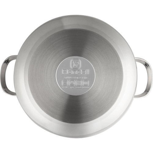 Кастрюля/ Кастрюля Rondell Calypso RDS-1672 5.8л. d=22см (с крышкой) стальной Кастрюля/ Кастрюля Rondell Calypso RDS-1672 5.8л. d=22см (с крышкой) стальной