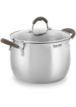 Кастрюля/ Кастрюля Rondell Konzept RDS-1230 6л. d=22см (с крышкой) стальной