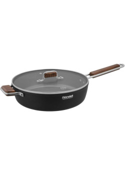 Сотейник/ Сотейник Rondell Fjord RDA-1799 d=28см (с крышкой) черный