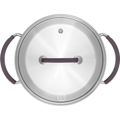 Кастрюля/ Кастрюля Rondell Akzent RDS-1389 5.1л. d=24см (с крышкой) стальной