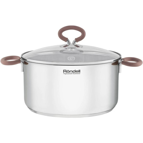 Кастрюля/ Кастрюля Rondell Etery RDS-1600 5.1л. d=24см (с крышкой) стальной