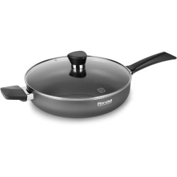 Сотейник/ Сотейник Rondell Strike RDA-1399 d=28см (с крышкой) серый