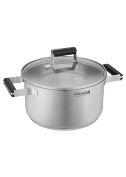 Кастрюля/ Кастрюля Rondell Bayoneta RDS-1807 3.1л. d=20см (с крышкой) стальной