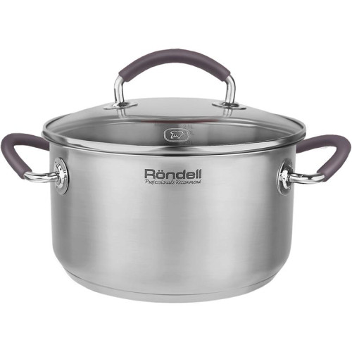 Кастрюля/ Кастрюля Rondell Akzent RDS-1387 2.1л. d=18см (с крышкой) стальной