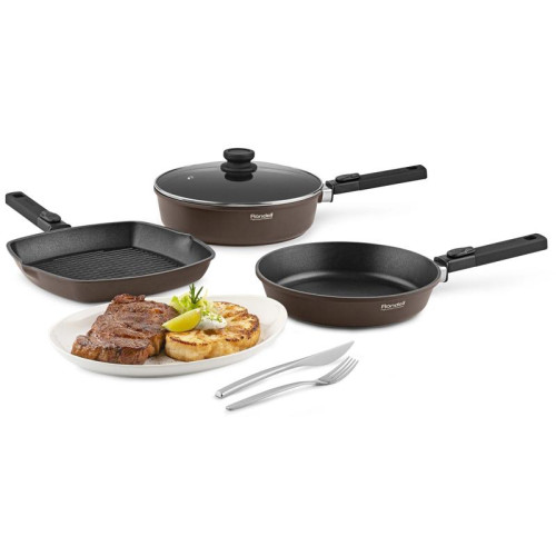 Сотейник/ Сотейник Rondell Praline RDA-1568 d=28см (с крышкой) коричневый