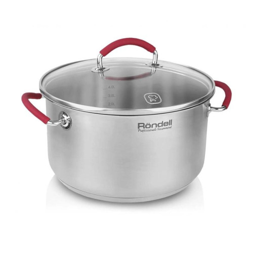 Кастрюля/ Кастрюля Rondell Sorge RDS-1221 5.1л. d=24см (с крышкой) стальной