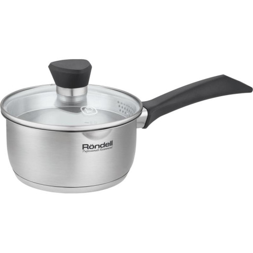 Ковш/ Ковш Rondell Strike Grey Ultra RDS-1946 1.3л. d=16см (с крышкой) стальной