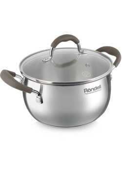 Кастрюля/ Кастрюля Rondell Konzept RDS-1229 3.3л. d=20см (с крышкой) стальной