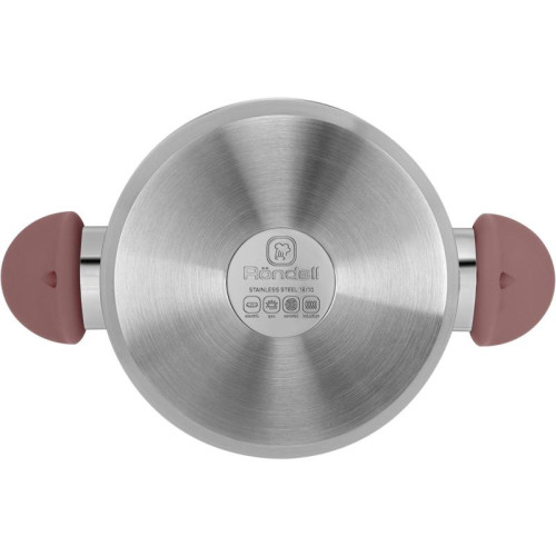 Кастрюля/ Кастрюля Rondell Bueno RDS-1588 4.8л. d=24см (с крышкой) стальной