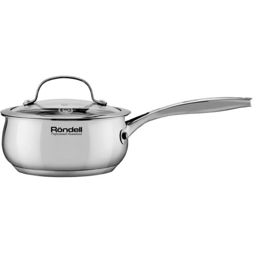 Ковш/ Ковш Rondell Calypso RDS-1670 1.5л. d=16см (с крышкой) стальной Ковш/ Ковш Rondell Calypso RDS-1670 1.5л. d=16см (с крышкой) стальной