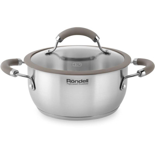Кастрюля/ Кастрюля Rondell Balance RDS-754 2.8л. d=20см (с крышкой) стальной