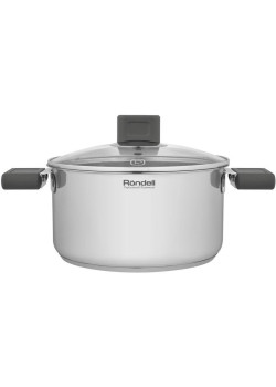 Кастрюля/ Кастрюля Rondell Quadro RDS-1596 3.1л. d=20см (с крышкой) стальной