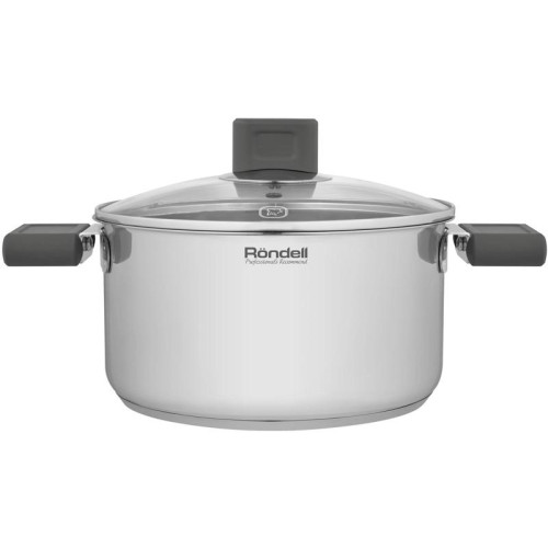 Кастрюля/ Кастрюля Rondell Quadro RDS-1596 3.1л. d=20см (с крышкой) стальной
