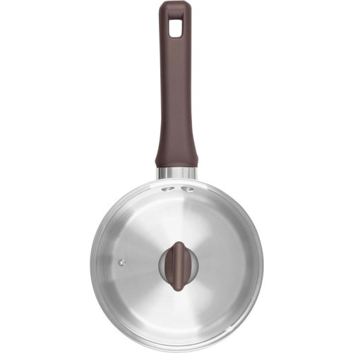 Ковш/ Ковш Rondell Fest RDS-1319 0.9л. d=14см (с крышкой) стальной