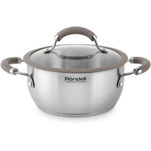 Кастрюля/ Кастрюля Rondell Balance RDS-753 2л. d=18см (с крышкой) стальной Кастрюля/ Кастрюля Rondell Balance RDS-753 2л. d=18см (с крышкой) стальной