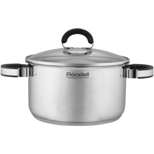 Кастрюля/ Кастрюля Rondell Brando RDS-1804 3.1л. d=20см (с крышкой) стальной