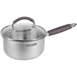 Ковш/ Ковш Rondell Akzent RDS-1386 1.3л. d=16см (с крышкой) стальной