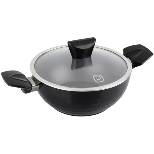 Кастрюля/ Кастрюля Rondell Brilliance RDA-771 2л. d=20см (с крышкой) черный