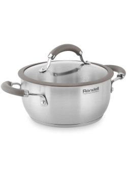 Кастрюля/ Кастрюля Rondell Balance RDS-755 5л. d=24см (с крышкой) стальной