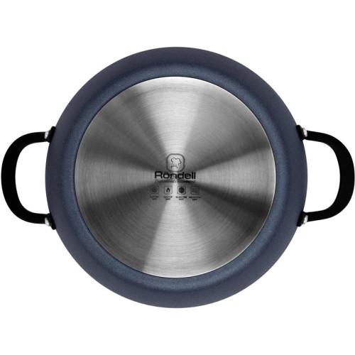 Сотейник/ Сотейник Rondell Evolution-R RDA-799 d=26см (с крышкой) графитовый