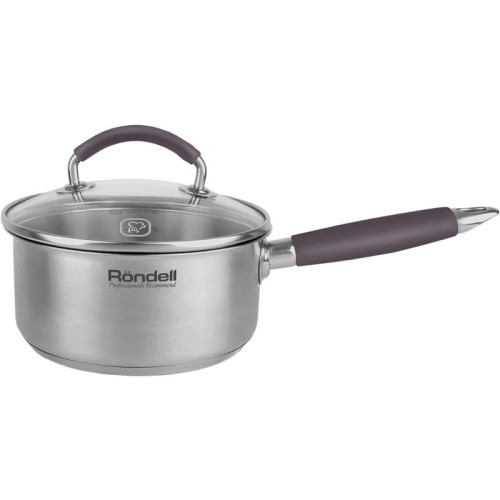 Ковш/ Ковш Rondell Akzent RDS-1386 1.3л. d=16см (с крышкой) стальной