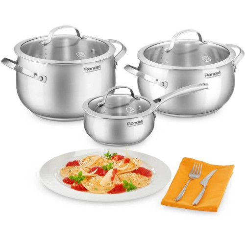 Ковш/ Ковш Rondell Calypso RDS-1670 1.5л. d=16см (с крышкой) стальной Ковш/ Ковш Rondell Calypso RDS-1670 1.5л. d=16см (с крышкой) стальной