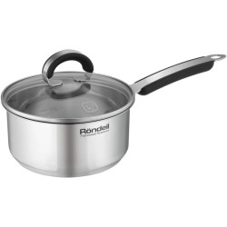Ковш/ Ковш Rondell Brando RDS-1803 1.3л. d=16см (с крышкой) стальной