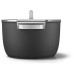 Посуда SMEG/ Кастрюля с двумя ручками и крышкой 26 см, черная Посуда SMEG/ Кастрюля с двумя ручками и крышкой 26 см, черная