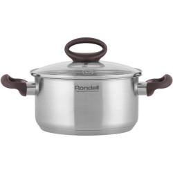 Кастрюля/ Кастрюля Rondell Tierno RDS-1592 2.8л. d=20см (с крышкой) стальной