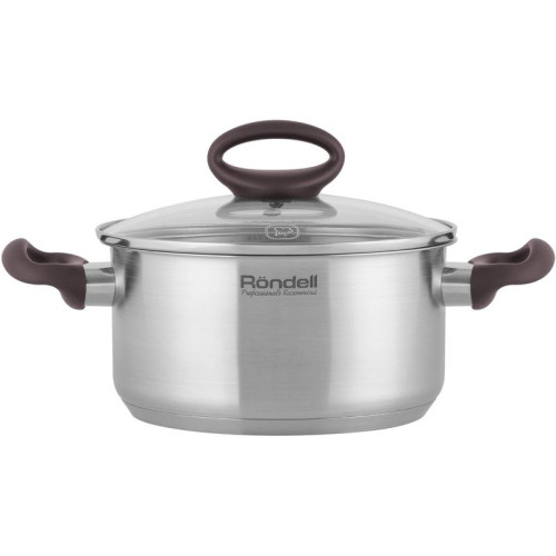 Кастрюля/ Кастрюля Rondell Tierno RDS-1592 2.8л. d=20см (с крышкой) стальной