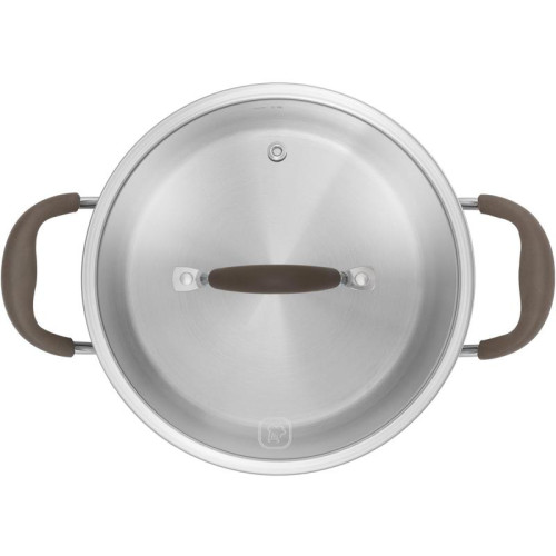 Кастрюля/ Кастрюля Rondell Konzept RDS-1229 3.3л. d=20см (с крышкой) стальной