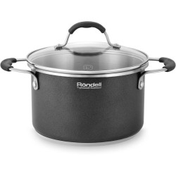 Кастрюля/ Кастрюля Rondell Stern RDS-010 3.9л. d=20см (с крышкой) т.серый