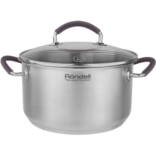 Кастрюля/ Кастрюля Rondell Akzent RDS-1388 3.1л. d=20см (с крышкой) стальной