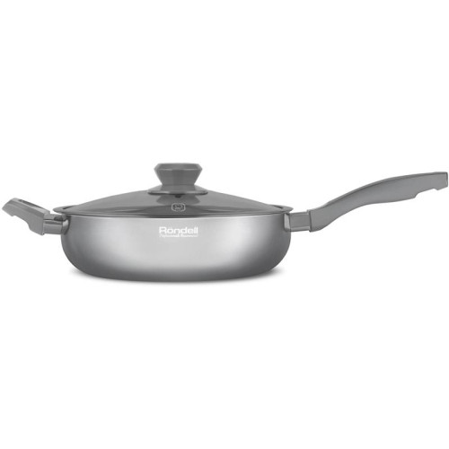 Сотейник/ Сотейник Rondell Lumiere RDA-596 d=26см (с крышкой) серый