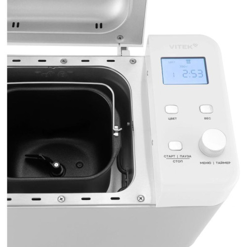 Хлебопечь Vitek VT-BM1301 650Вт серый/серебристый
