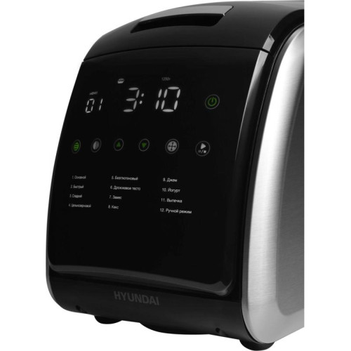 Хлебопечь Hyundai HYBM-5085 850Вт черный/серебристый