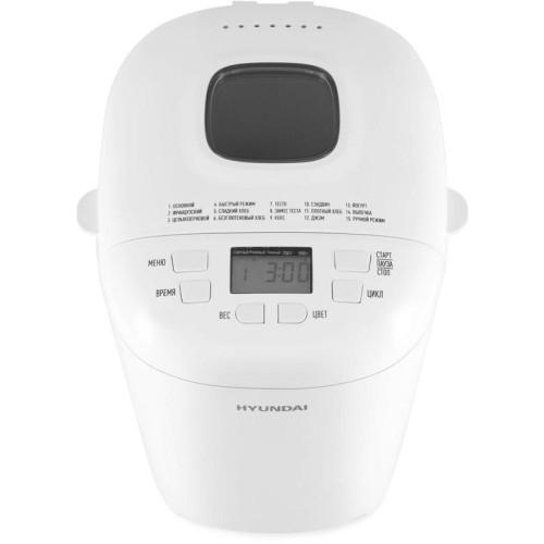 Хлебопечь Hyundai HYBM-M0714 550Вт белый
