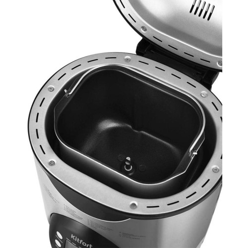 Хлебопечь Kitfort КТ-315 530Вт серебристый/черный