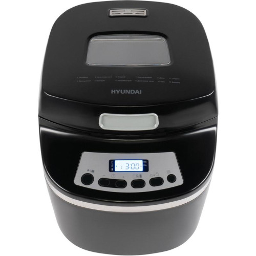 Хлебопечь Hyundai HYBM-P0613 600Вт черный/серебристый