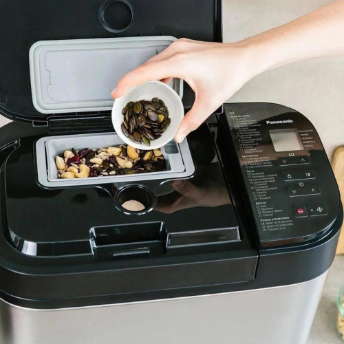 Хлебопечь Panasonic SD-YR2550STS 550Вт серебристый/черный