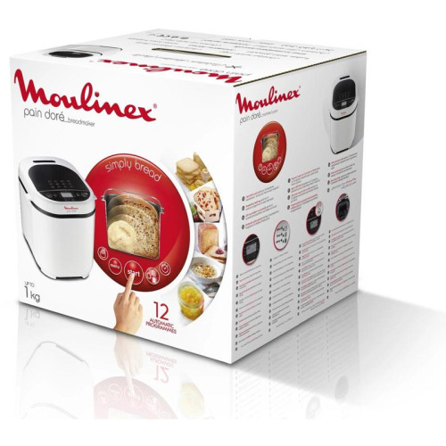 Хлебопечь Moulinex OW210 650Вт белый