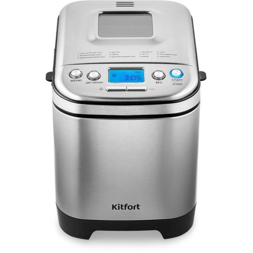 Хлебопечь Kitfort КТ-306 450Вт серебристый